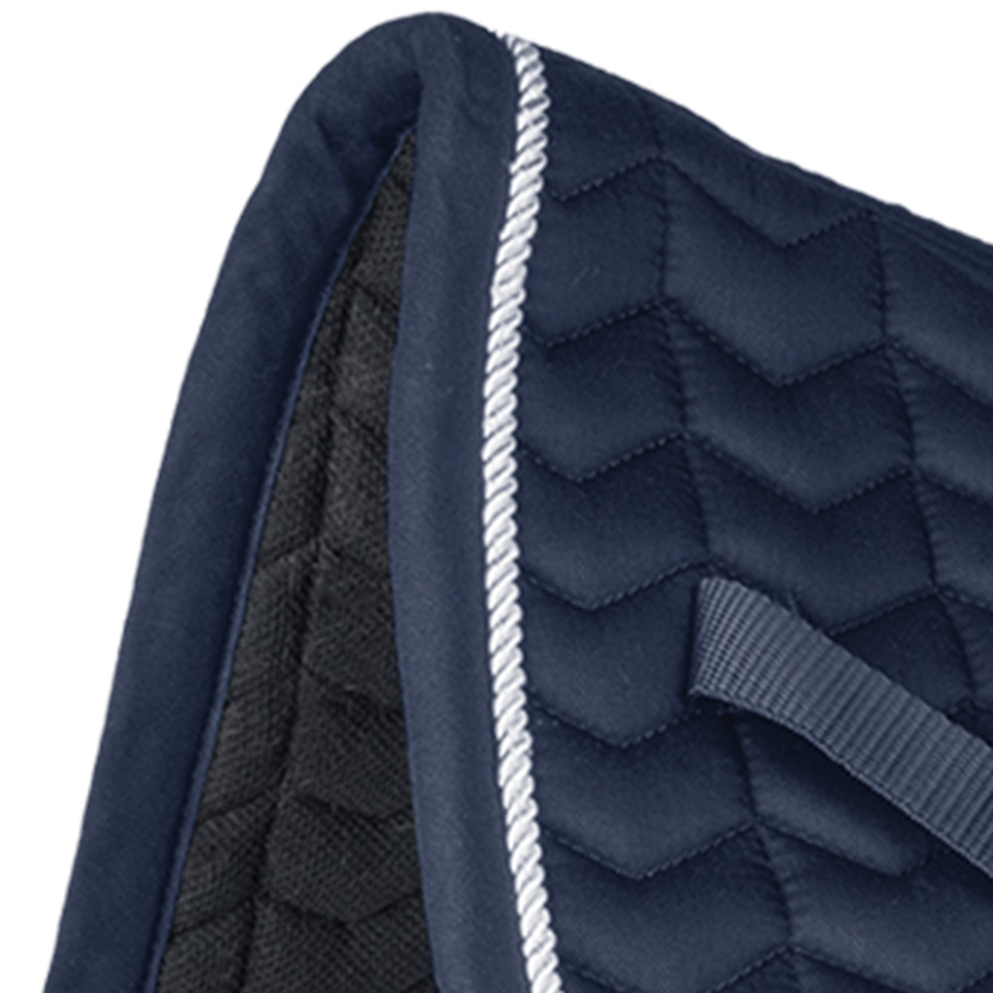 Waldhausen saddle pad Classic natblå/hvid, D 2