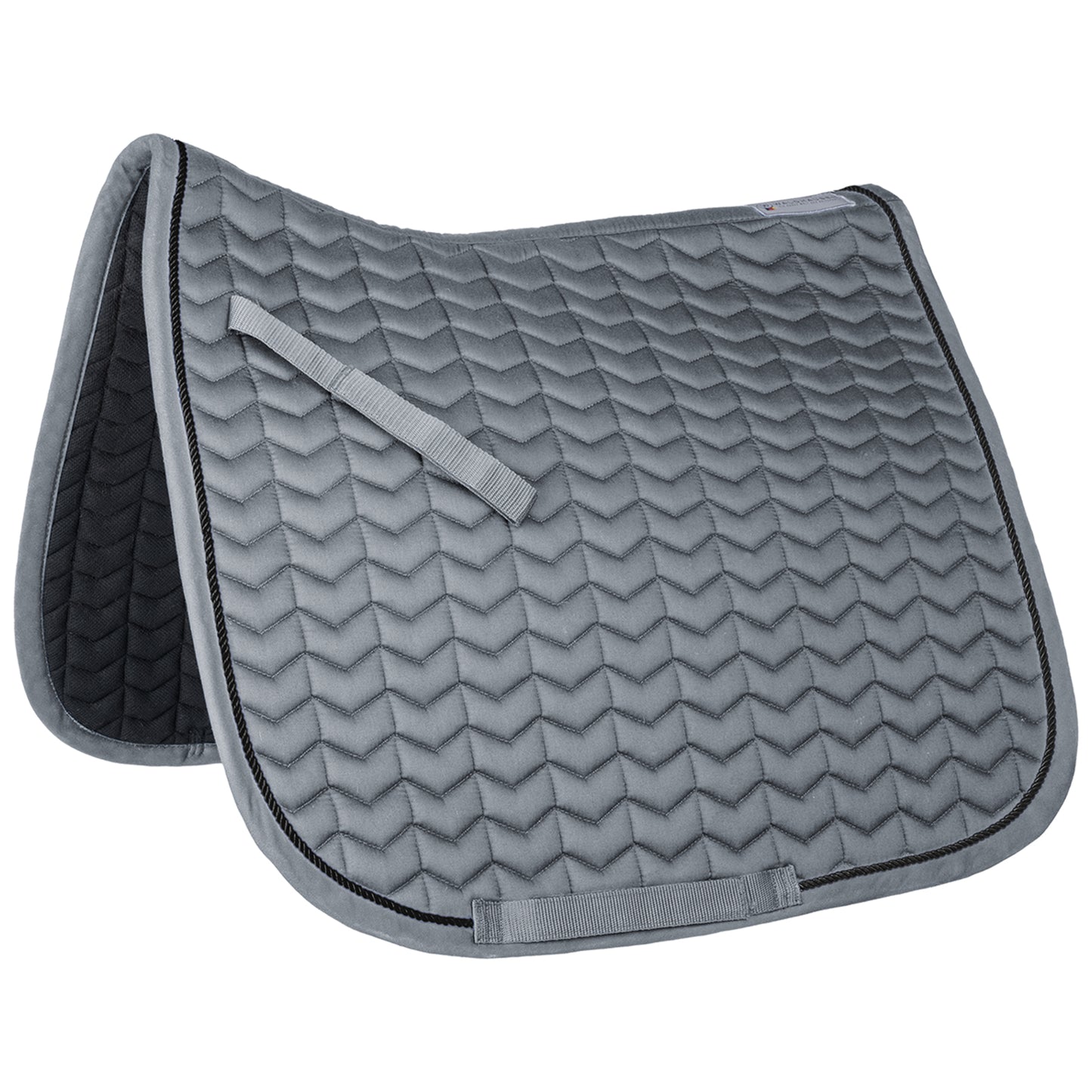 Waldhausen saddle pad Classic grå/sort, D 1