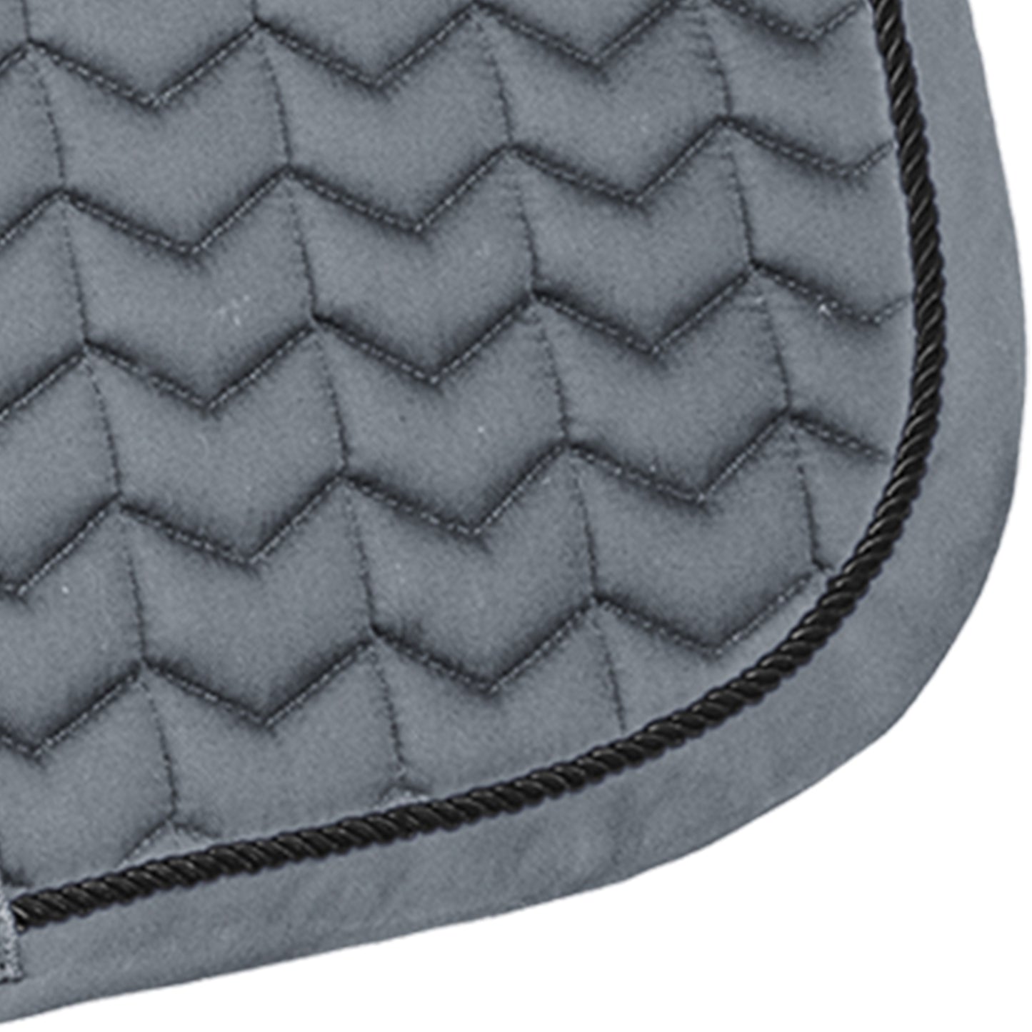 Waldhausen saddle pad Classic grå/sort, D 3