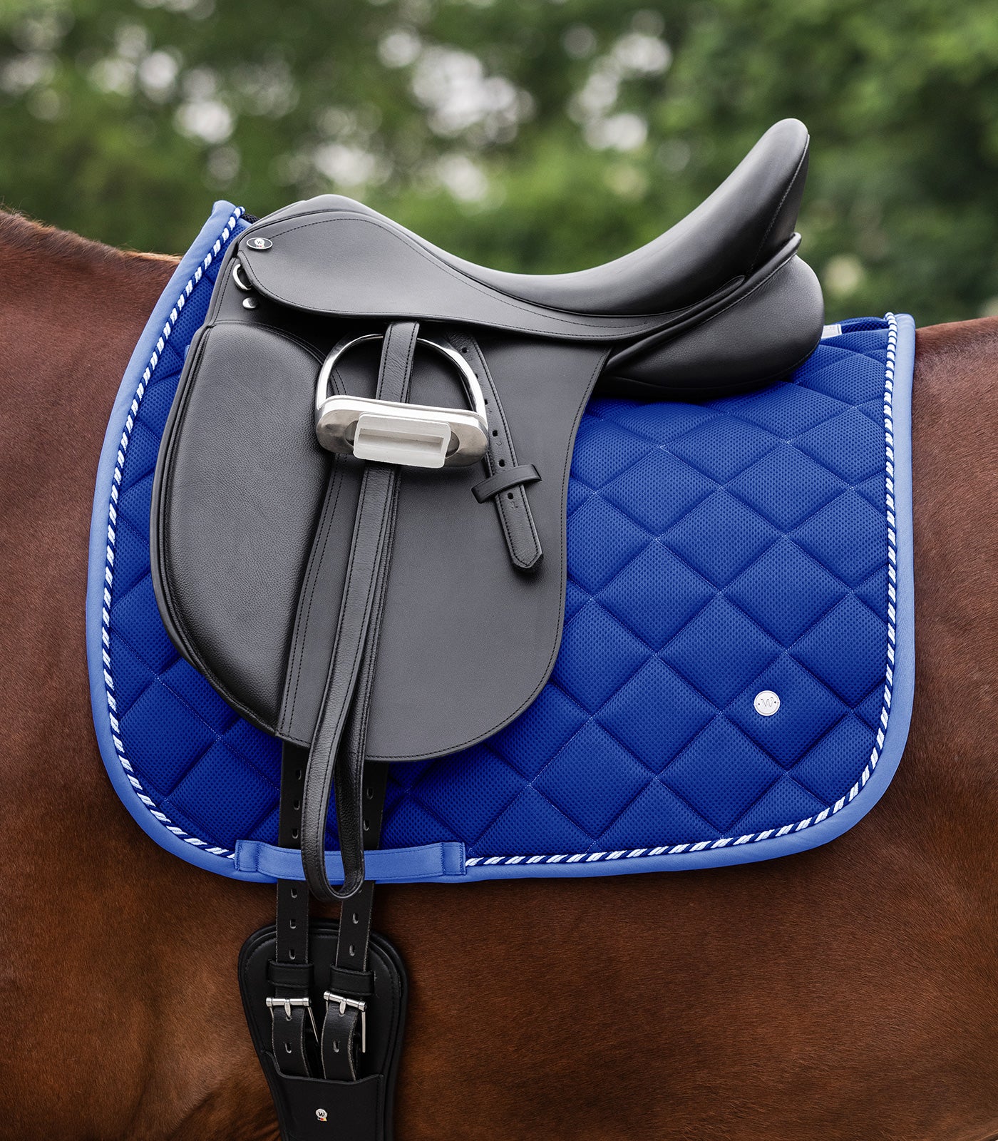 Waldhausen saddle pad Breath, safirblå, D 2