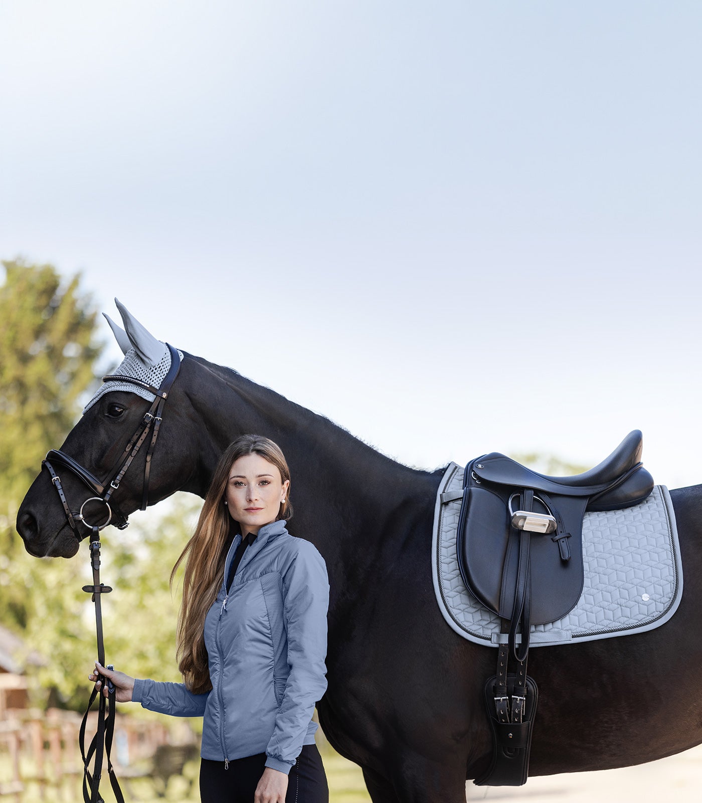 Waldhausen Saddle Pad Philadelphia, pastelblå, D 2