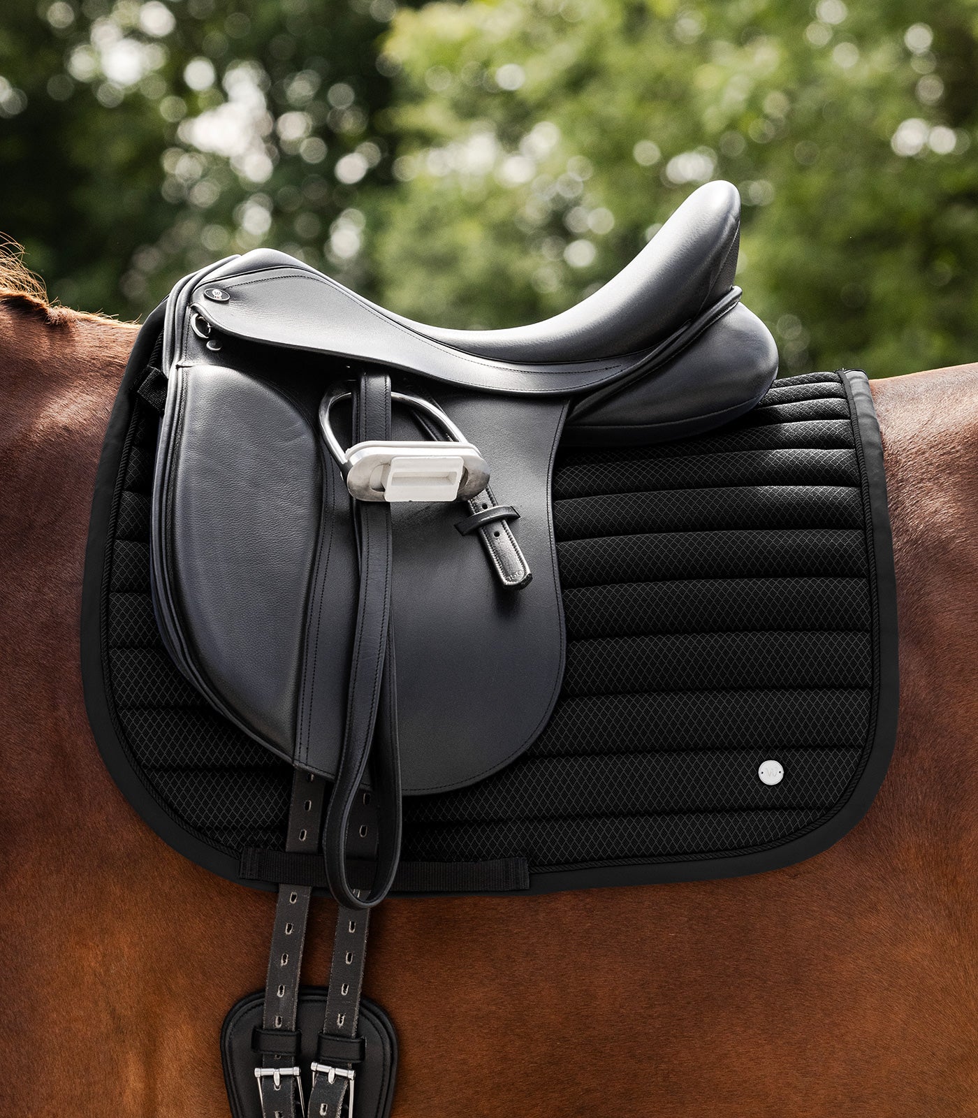 Waldhausen Saddle Pad Rimini sort, D 2