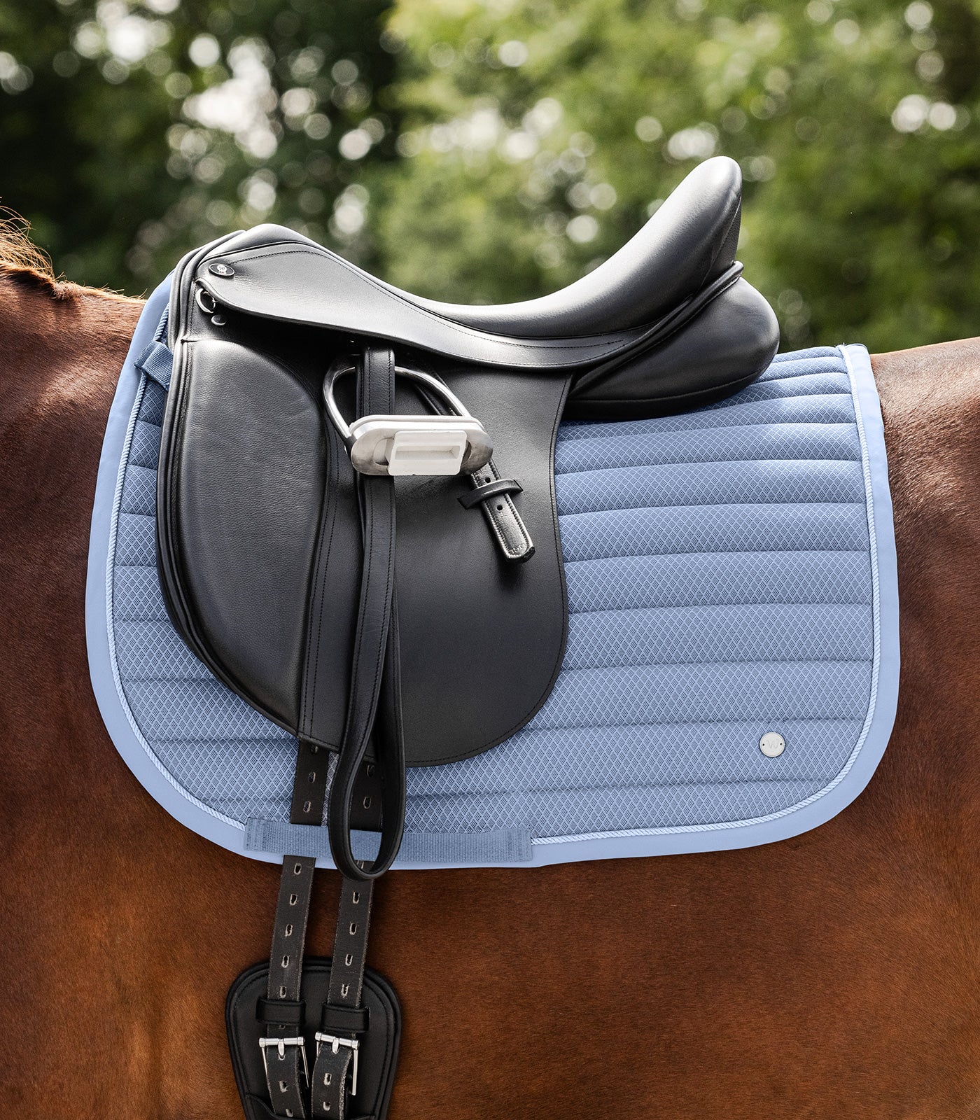 Waldhausen Saddle Pad Rimini, pastel blå, D 2
