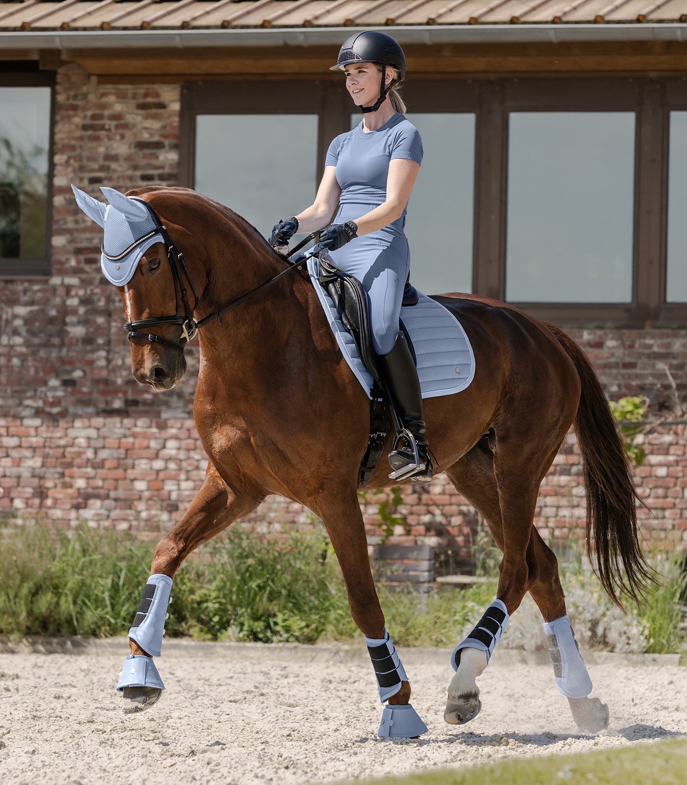Waldhausen Saddle Pad Rimini, pastel blå, D 4