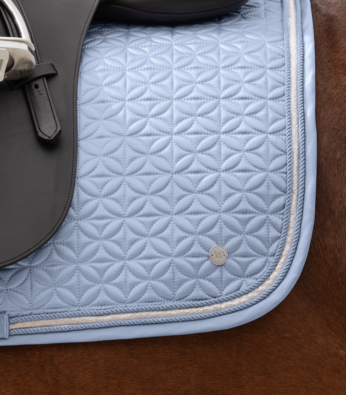 Waldhausen Saddle Pad Rom, pastel blå, AP 5