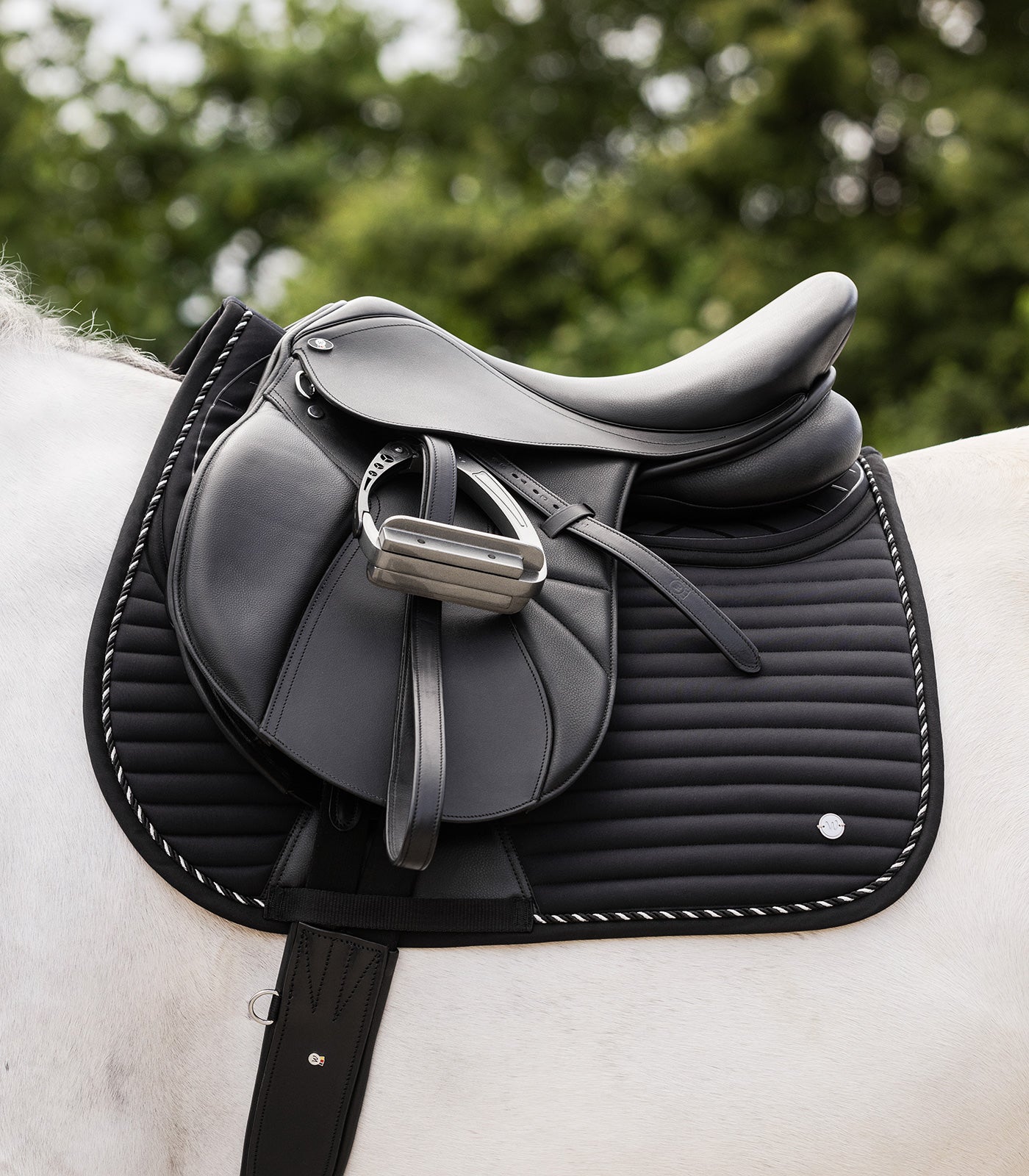 Waldhausen Saddle Pad Riga, sort, D 3