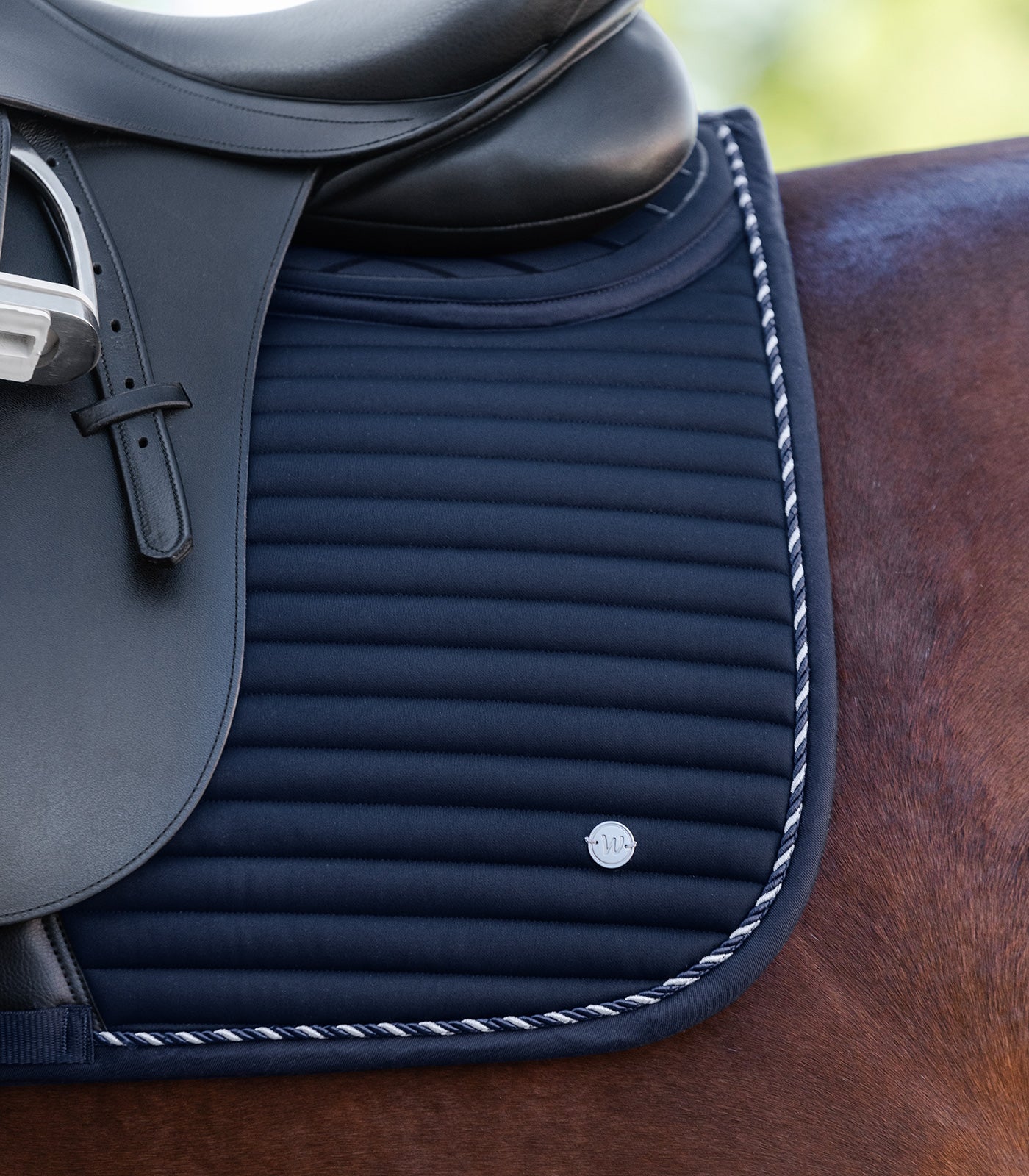 Waldhausen Saddle Pad Riga, natblå, D 5