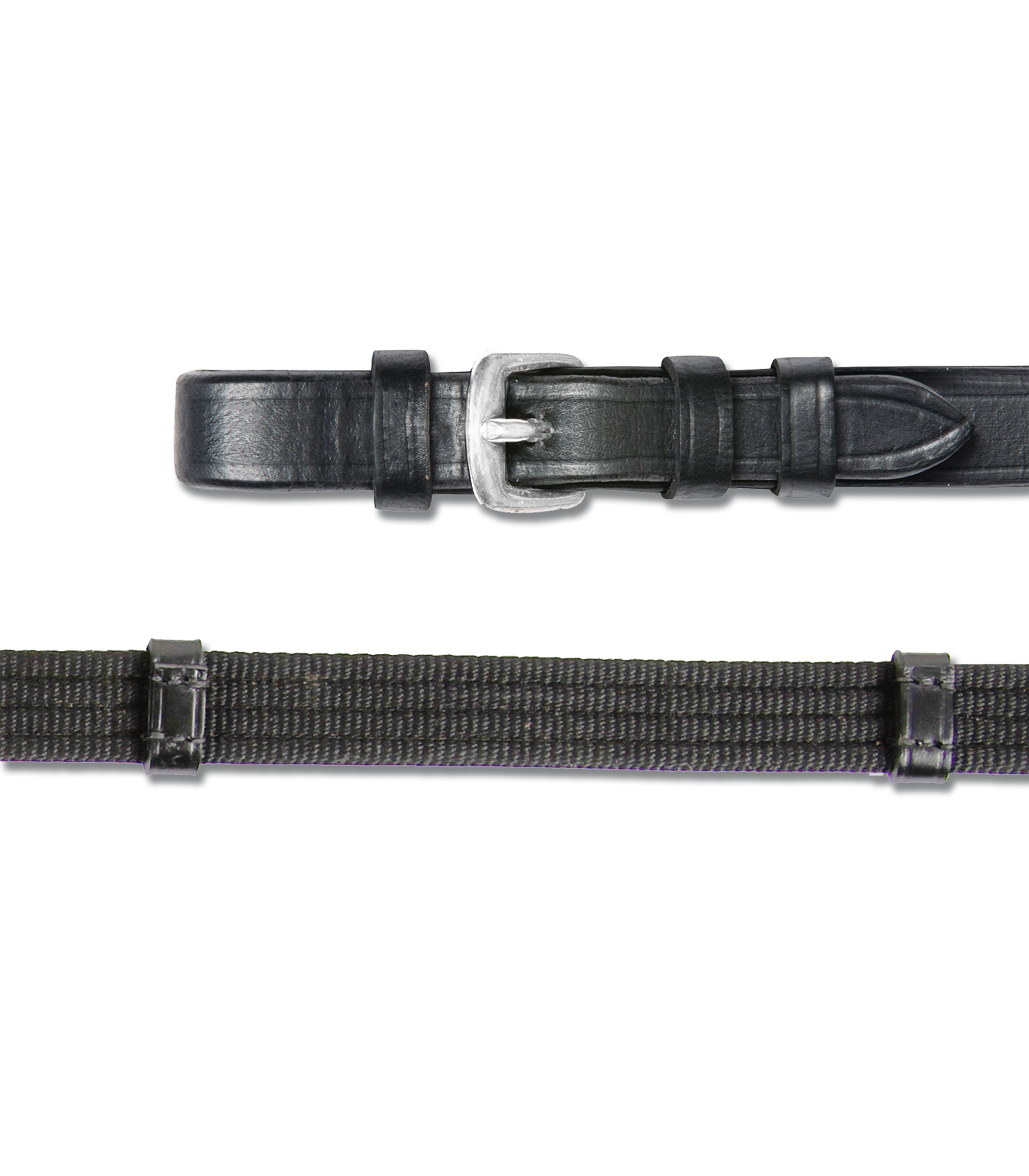 Waldhausen Web rein ekstra lang, sort, 19 mm, 1,66 m 1