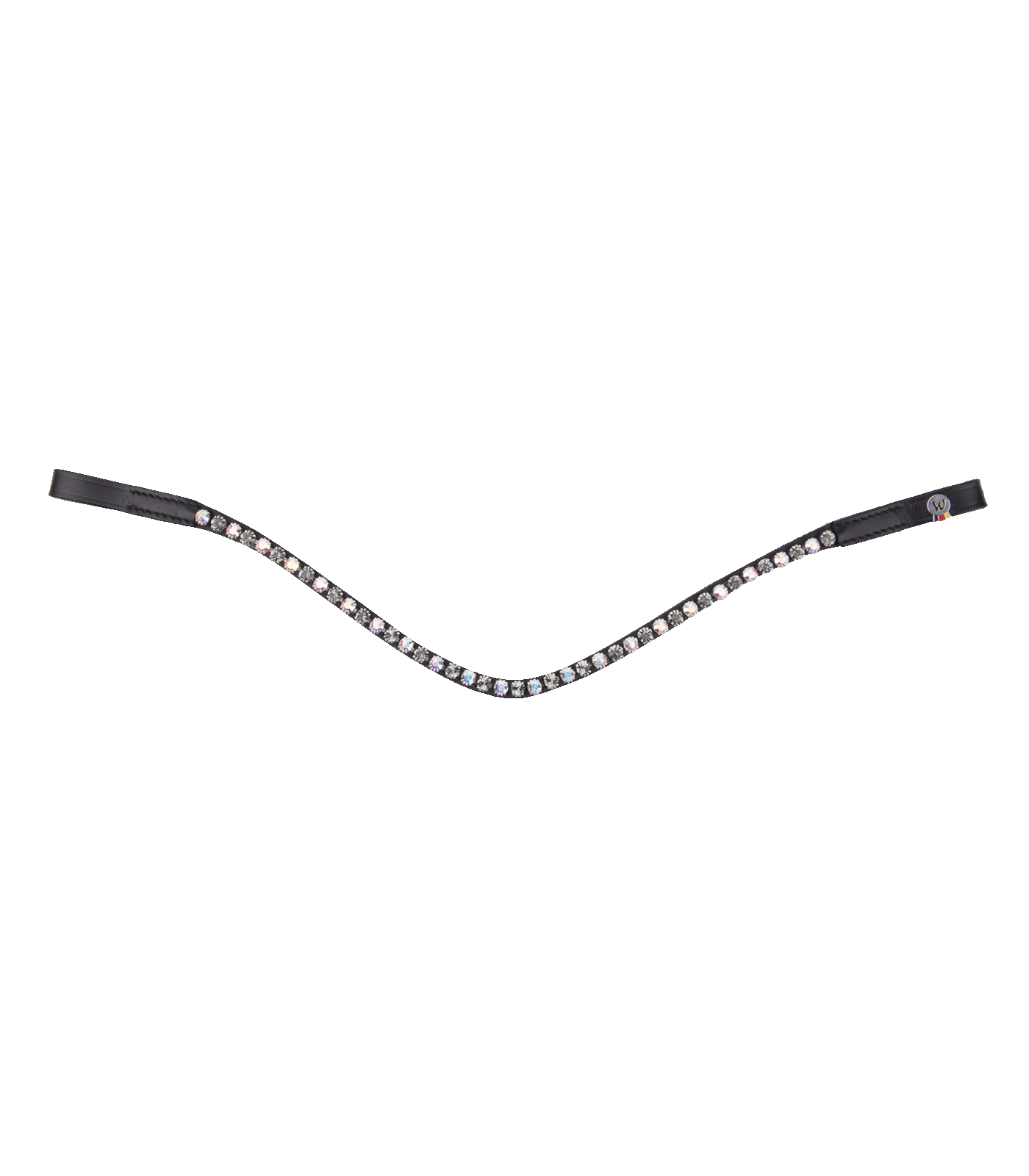 Waldhausen Waldhausen X-line Glam pandebånd, sort - Sort/Mor Af Perle-Grå 2