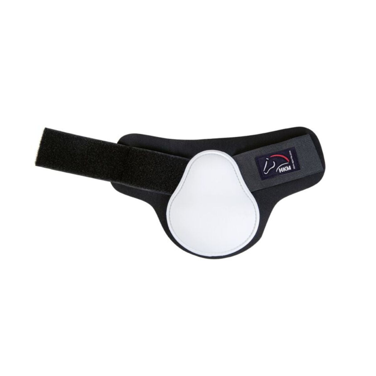 HKM Premium Strygegamacher til Bagben - Hvid/Sort - Pony