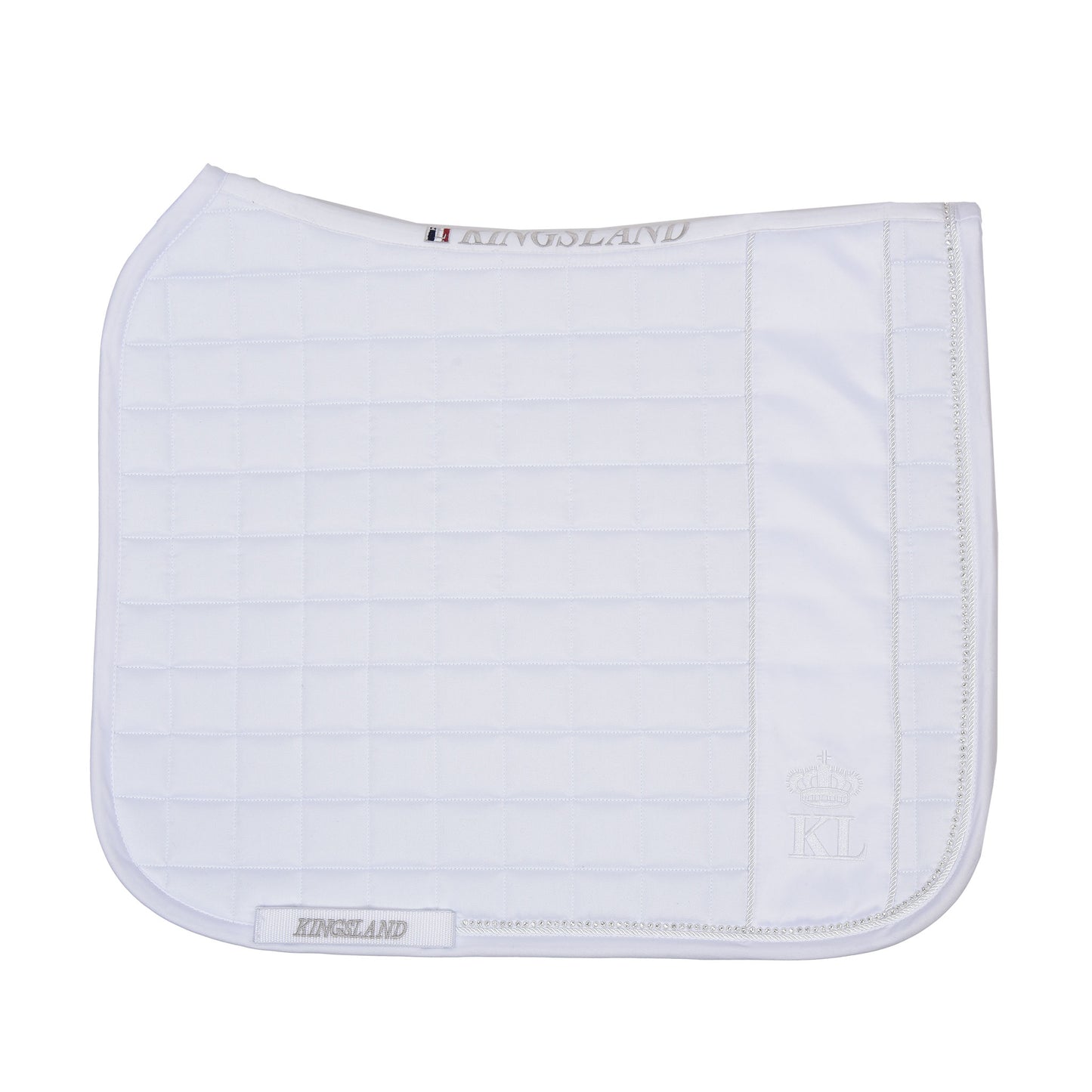 Kingsland Classic dressurunderlag, hvid 1