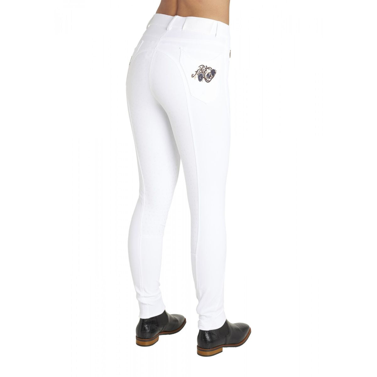Montar Abbi Small Flower Full Grip, hvid. str 164