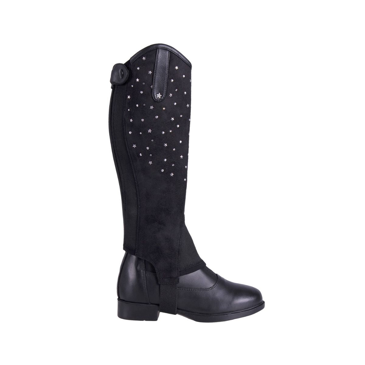 QHP Star Junior Leggings - Sort