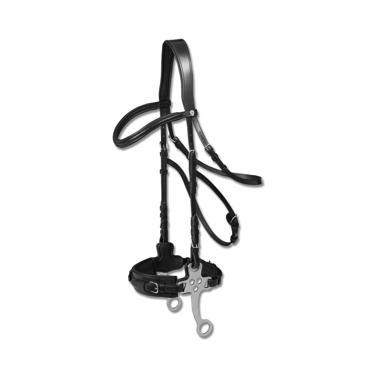 Waldhausen X-line Hackamore Trense - Sort