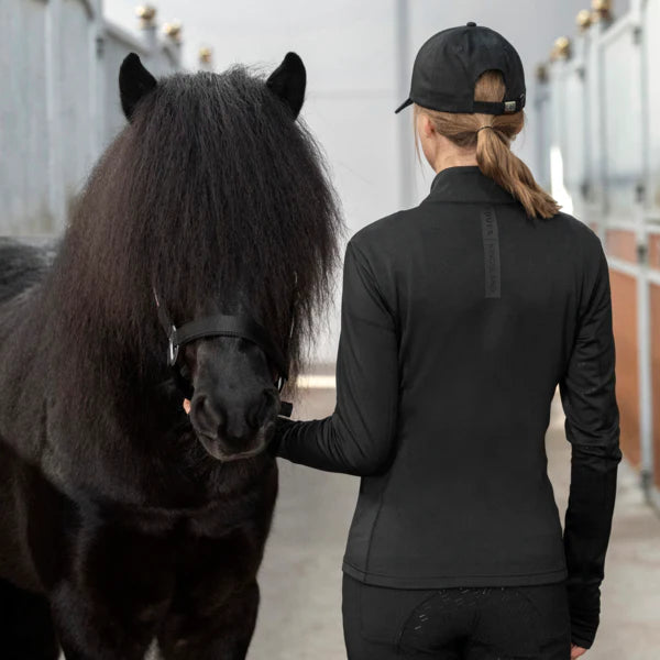 EQUES x Kingsland Vigdis ridebluse - Sort