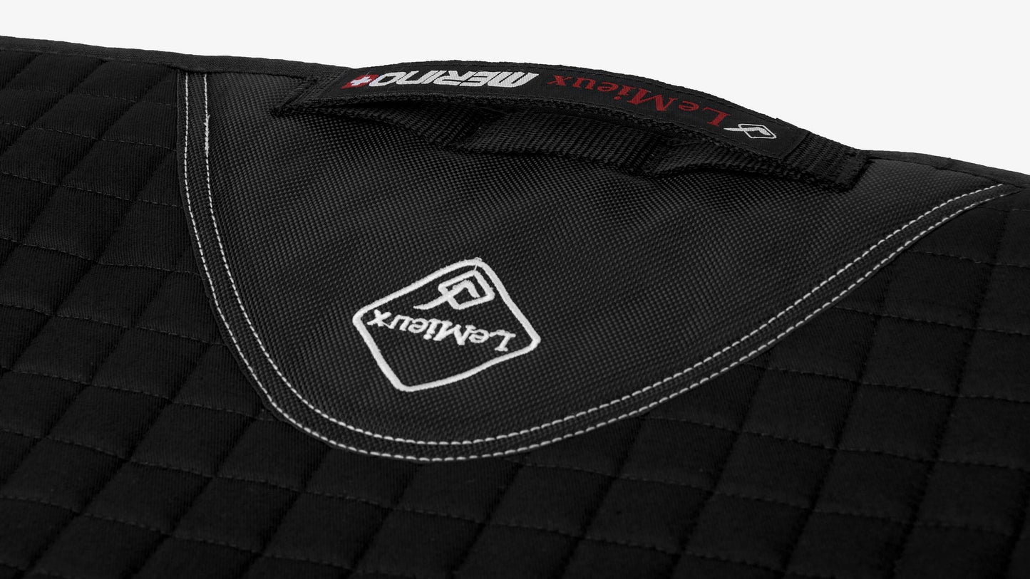LeMieux merino underlag dressur - Sort