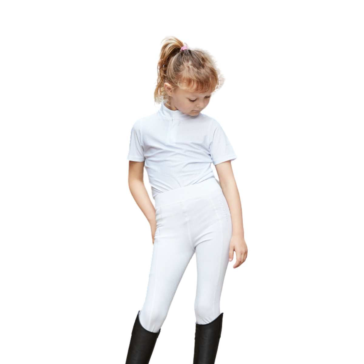 Equipage Molly junior stævne ridetights, hvid 1