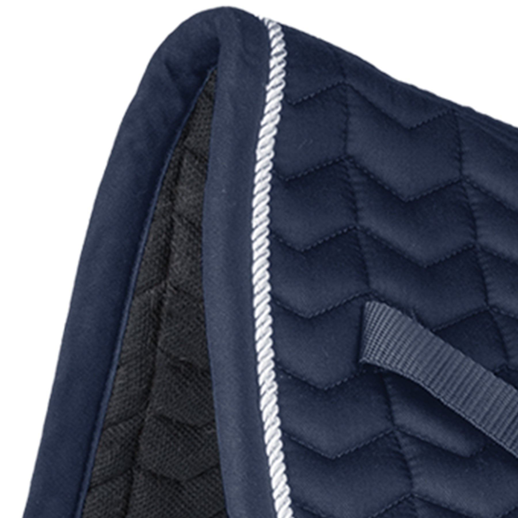 Waldhausen saddle pad Classic natblå/hvid, D 2