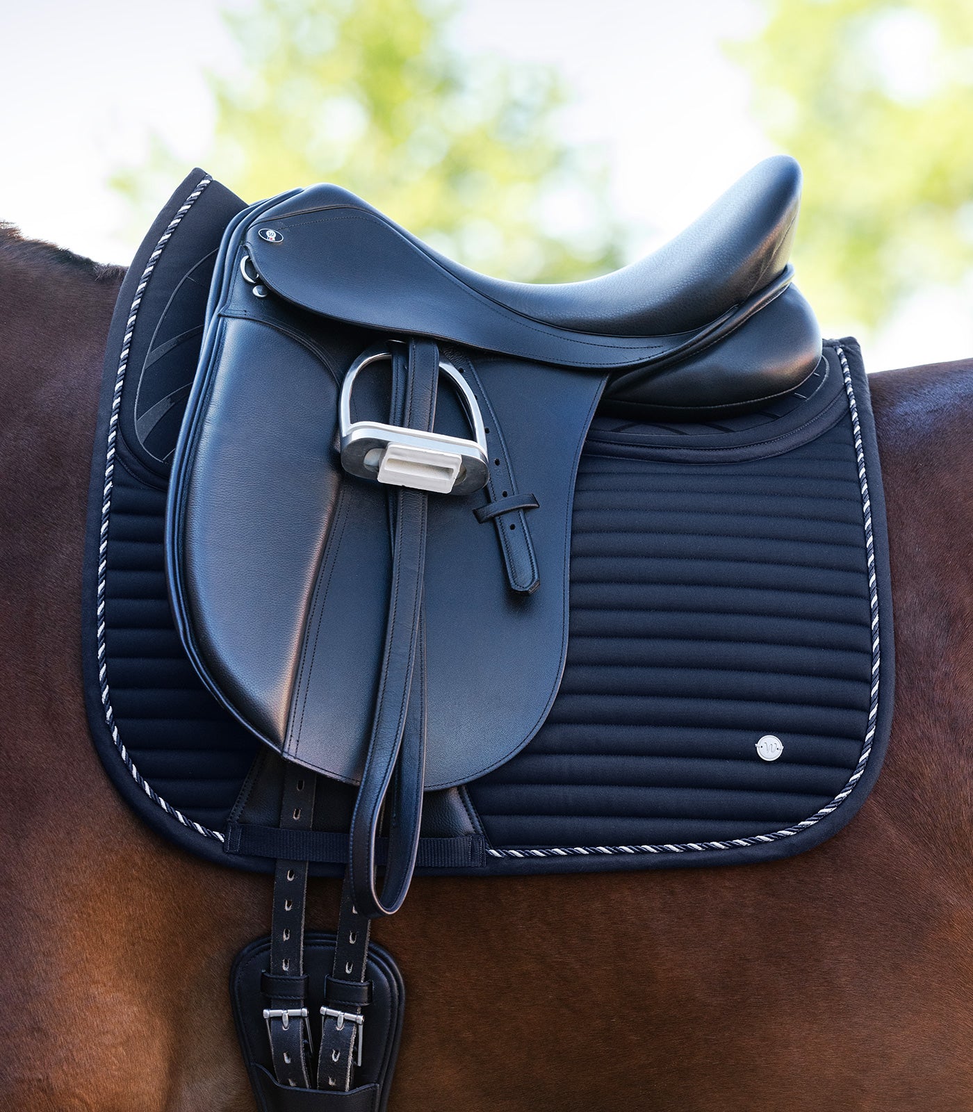Waldhausen Saddle Pad Riga, natblå, D 4