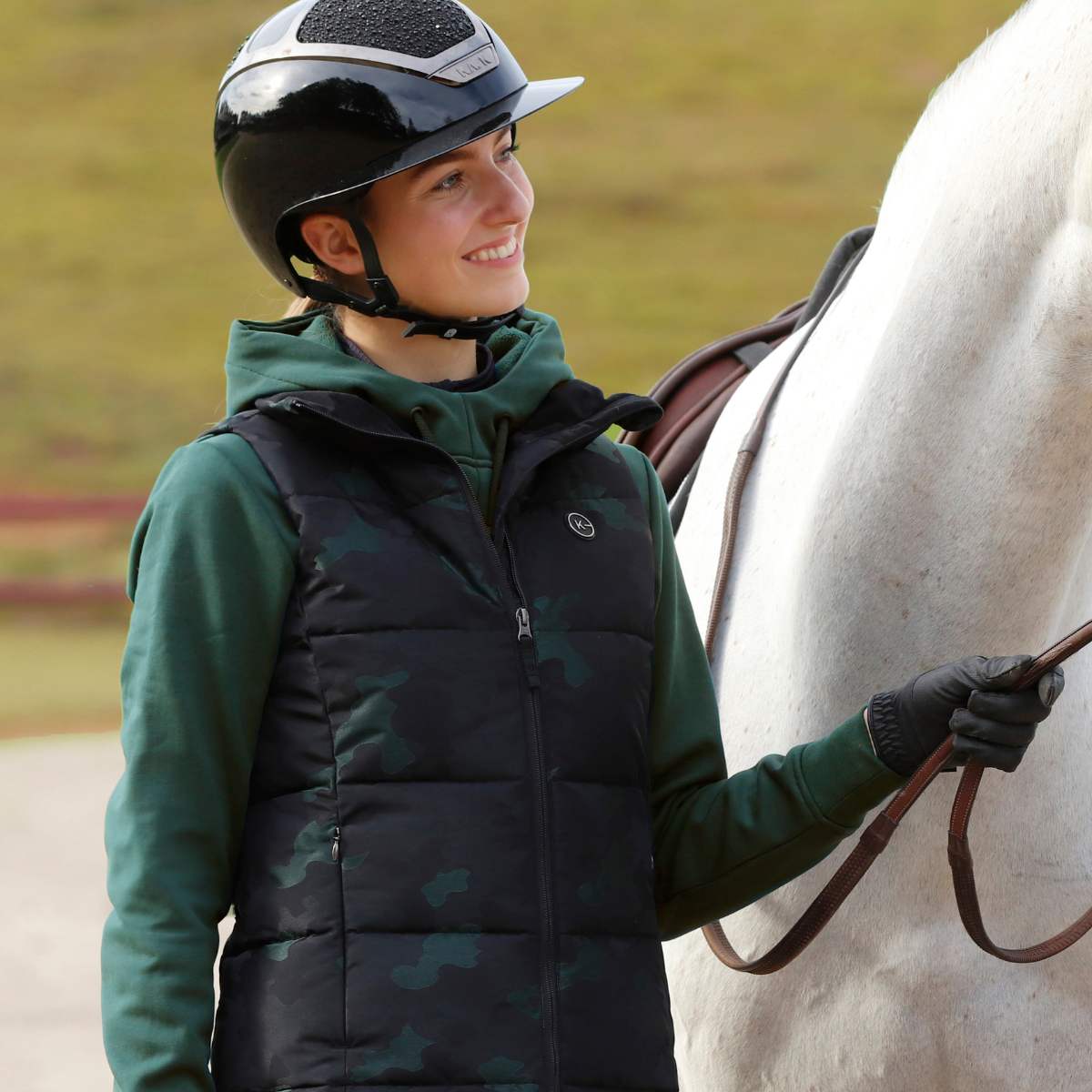 Kingsland Gracy Body Warmer, green ponderosa 2
