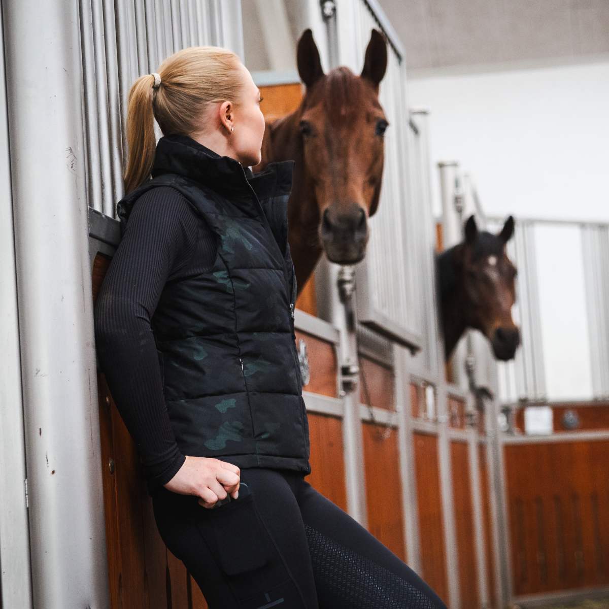 Kingsland Gracy Body Warmer, green ponderosa 8