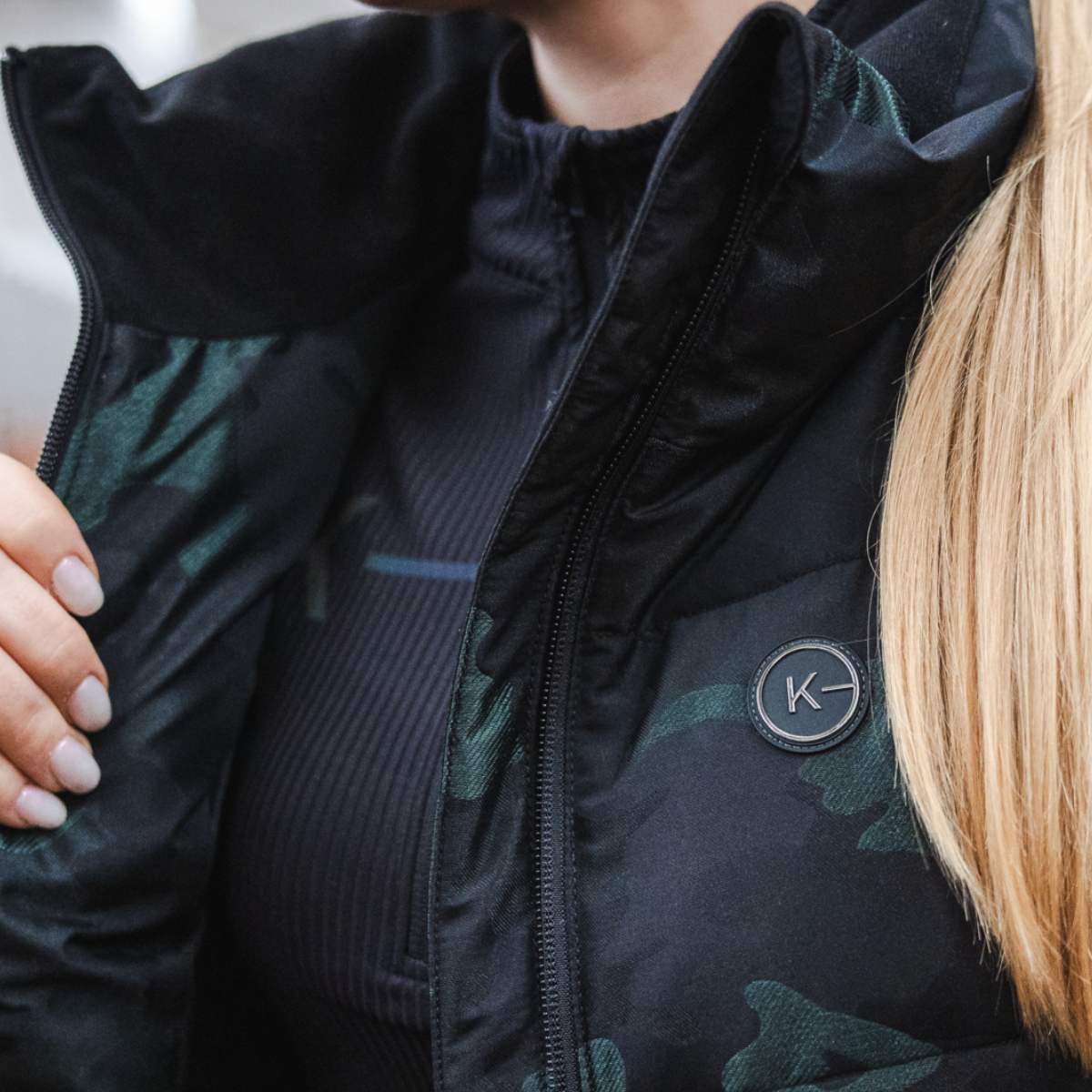 Kingsland Gracy Body Warmer, green ponderosa 9