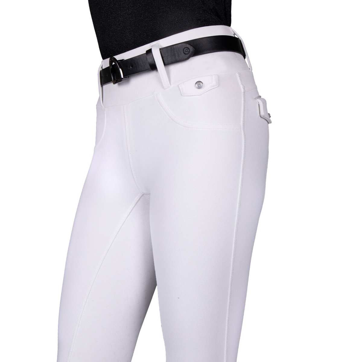 QHP Juliet vinter ridetights, hvid 8