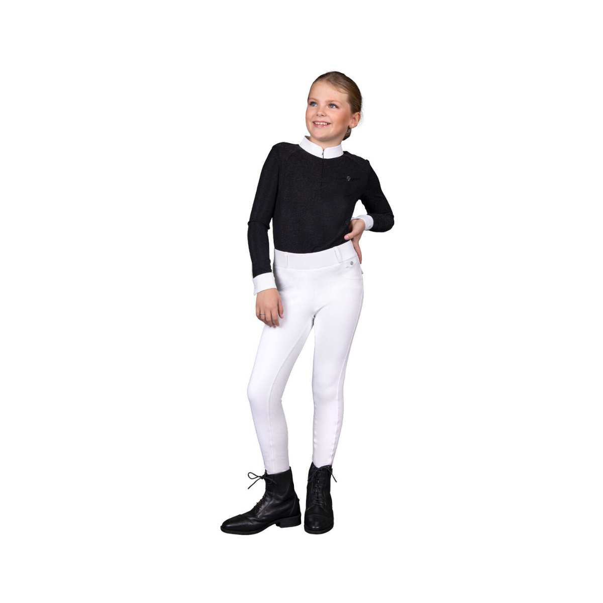 QHP Juliet Junior vinter stævne ridetights 3