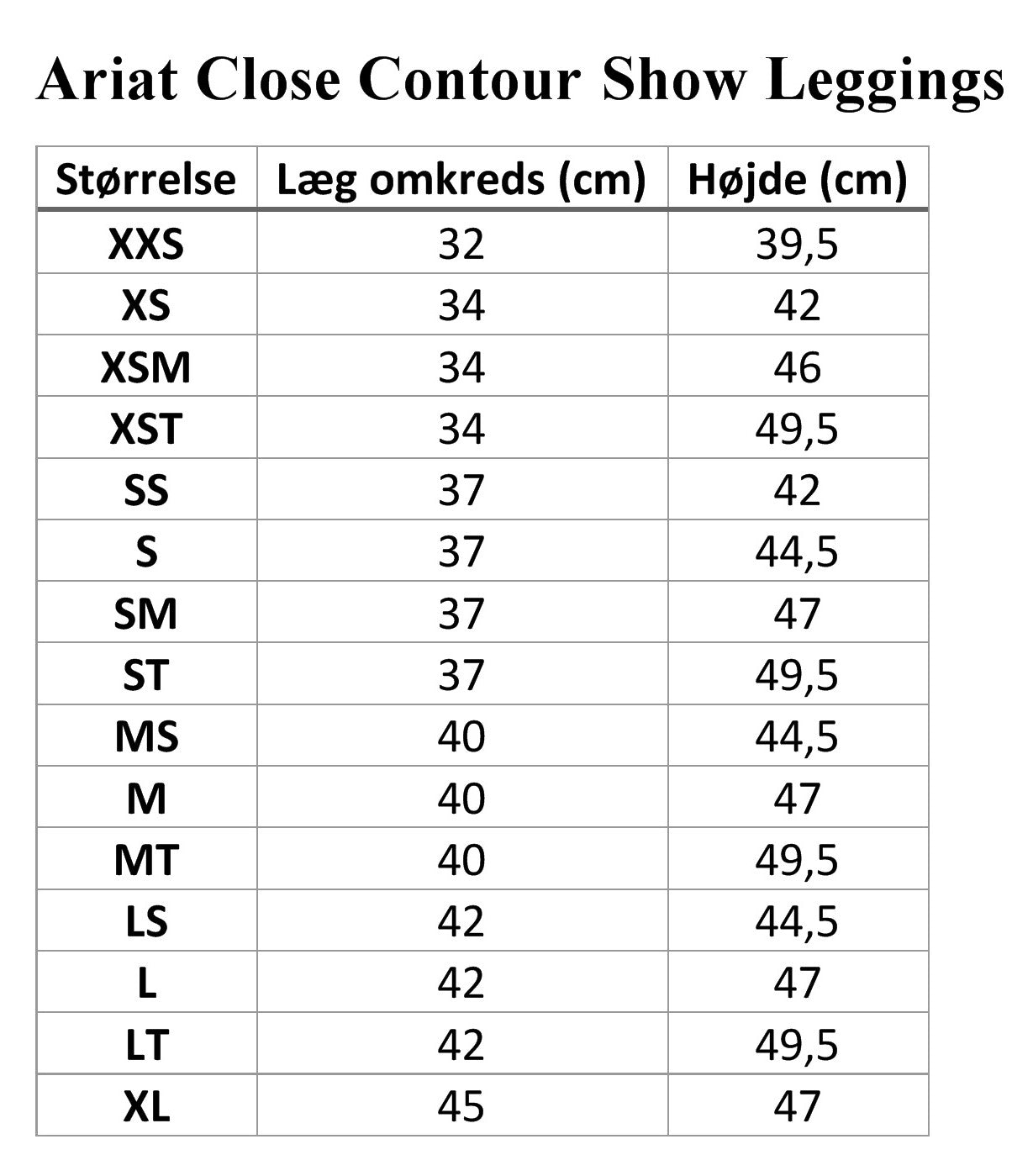 Ariat Unisex Close Contour Show Leggings 3