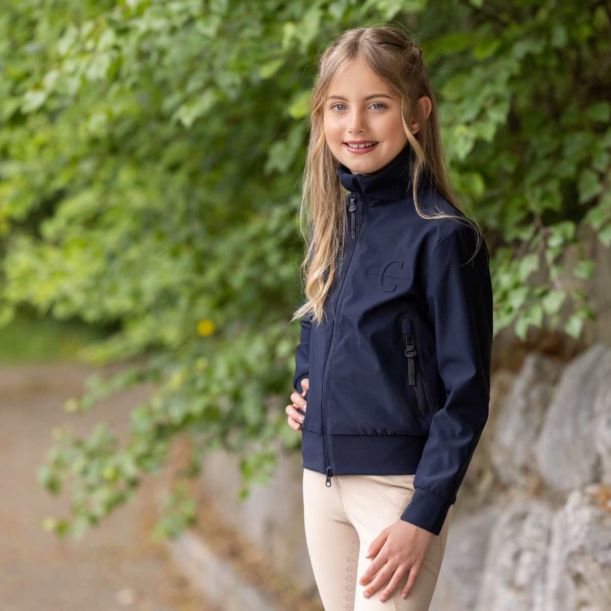 Covalliero SS24 junior bomber jacket, navy 2