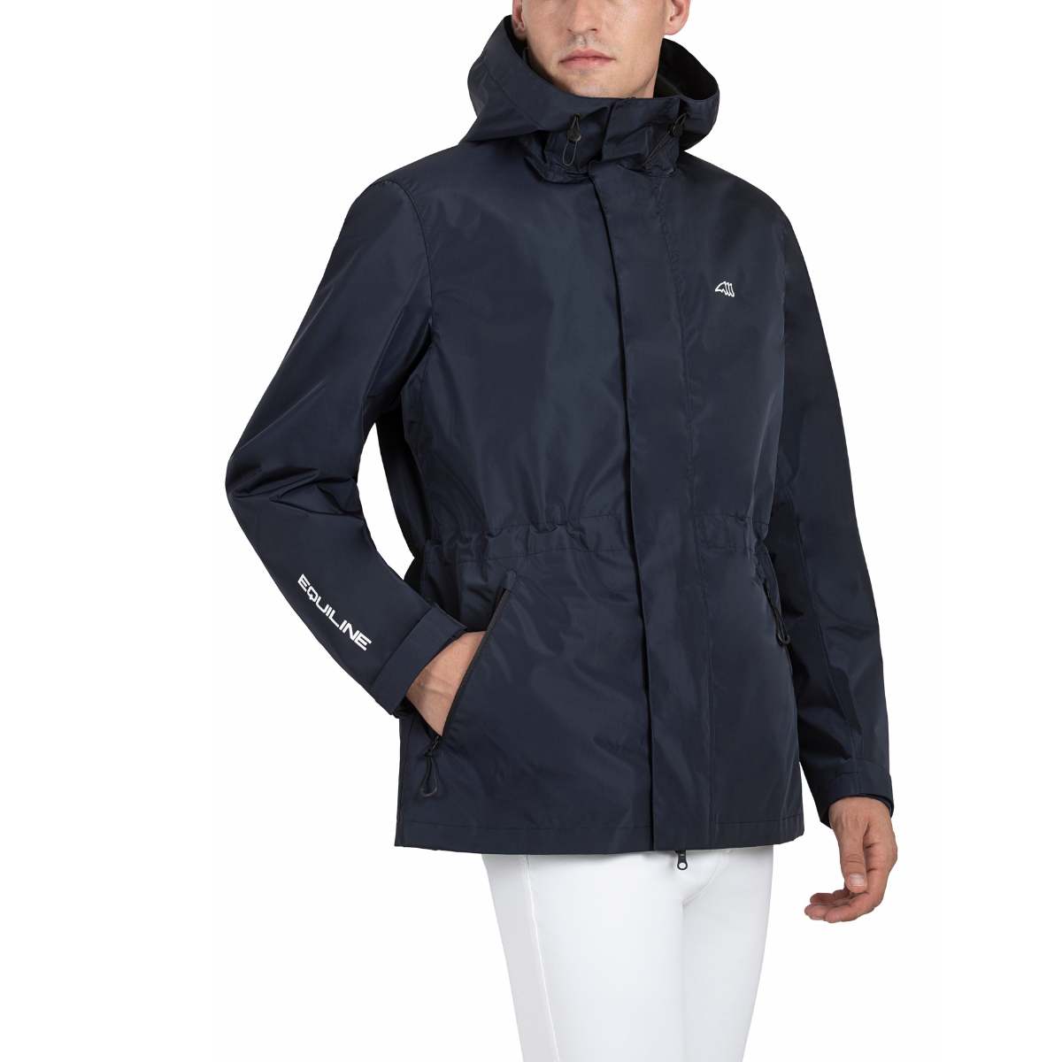 Equiline Rawek regnjakke, navy 4