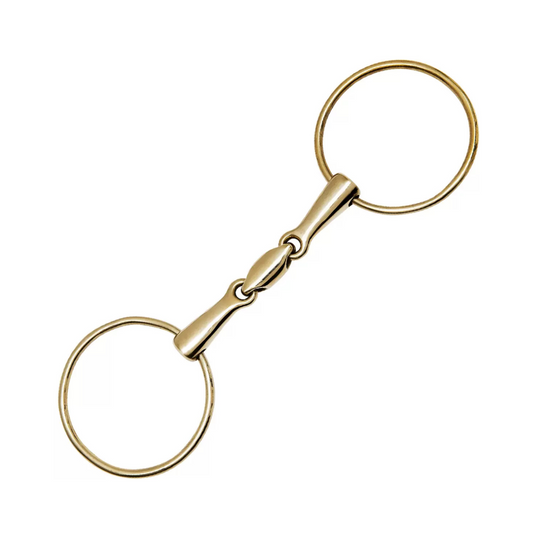 HorseGuard 3-delt trensebid 16 mm, guld