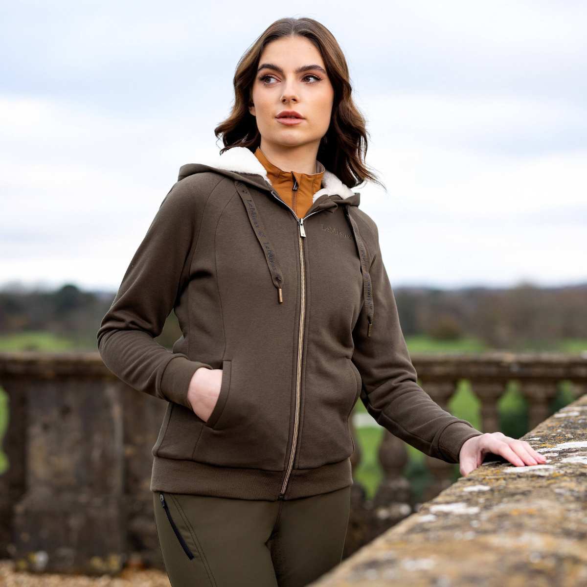 LeMieux Leia Lined Hoodie, alpine 2