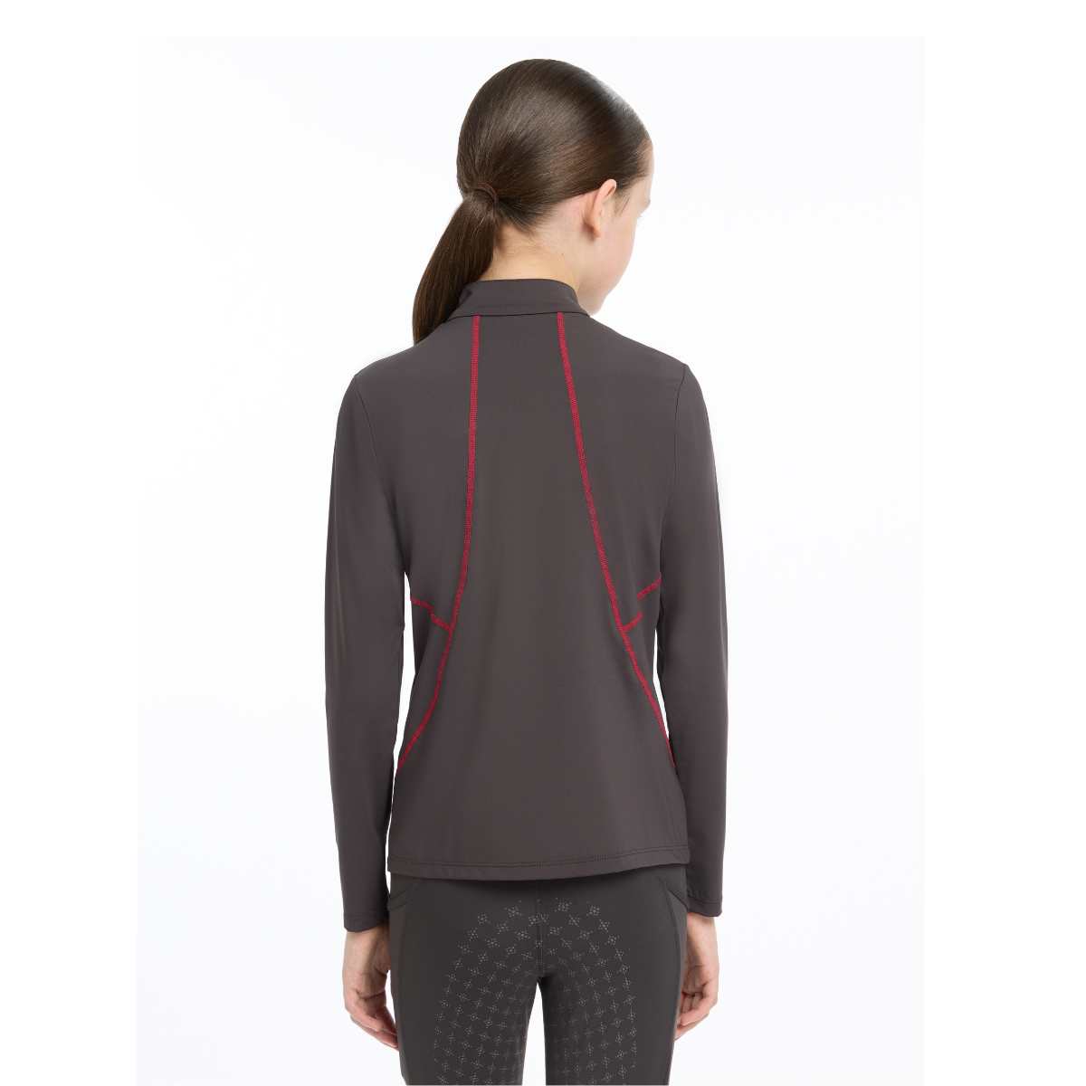 LeMieux Young Rider Base Layer, cinder 5