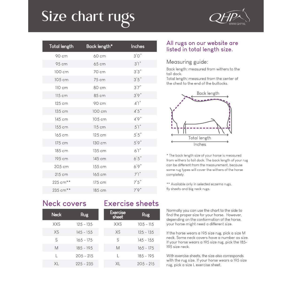 QHP turnout regndækken, 0g 3