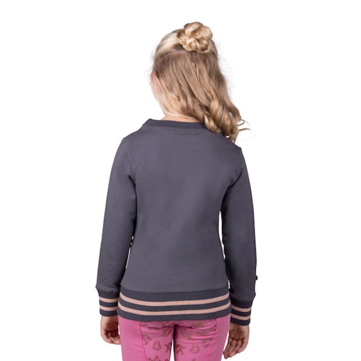 QHP Didy junior sweater, grå